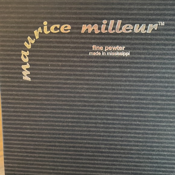 Pewter Wine Glass Markers, set of 6 - Picture 2 of 4